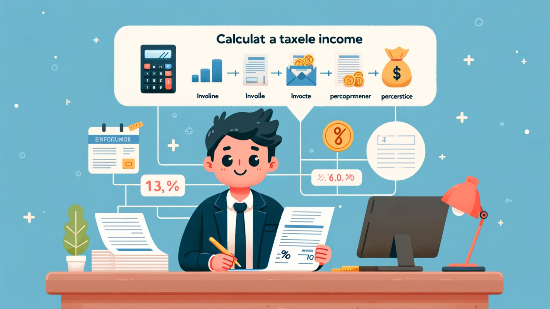 DALL·E-2024-05-29-19.08.26-A-friendly-and-professional-scene-explaining-how-to-calculate-the-taxable-income-of-a-Microentrepreneur-Individual-MEI-in-Brazil.-Show-an-illustrate