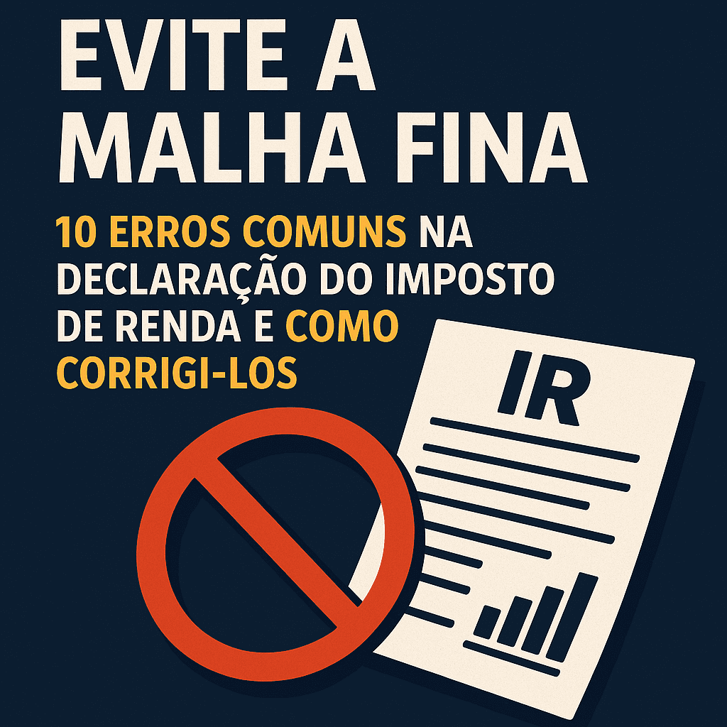 Lex Renda Evite a Malha Fina: 10 Erros Comuns na Declaração do Imposto de Renda e ...