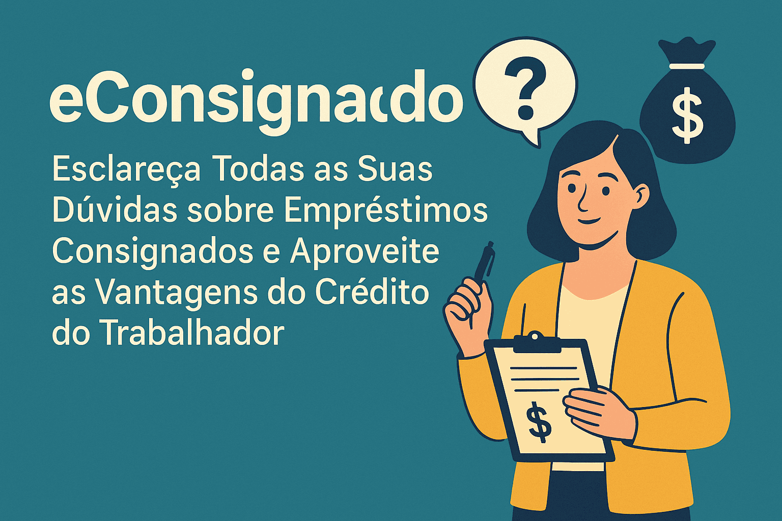 eConsignado: Esclareça Todas as Suas Dúvidas sobre Empréstimos Consignados e Aproveite as Vantagens do Crédito do Trabal